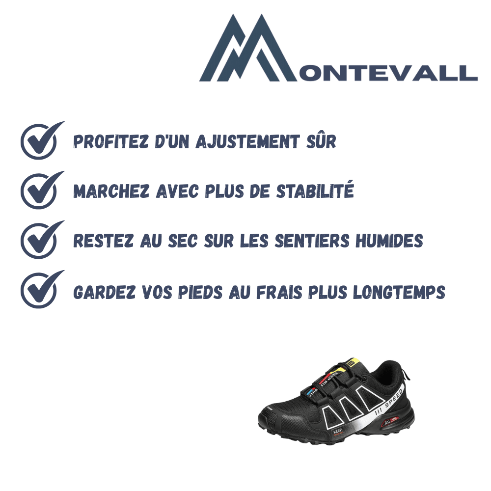 Chaussures de randonnée imperméables antidérapantes - Montevall