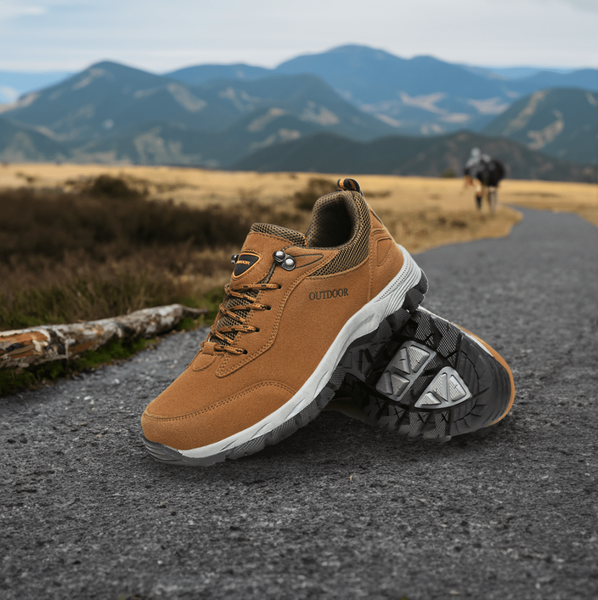 Chaussures de randonnée imperméables en cuir souple homme | Montevall - Montevall