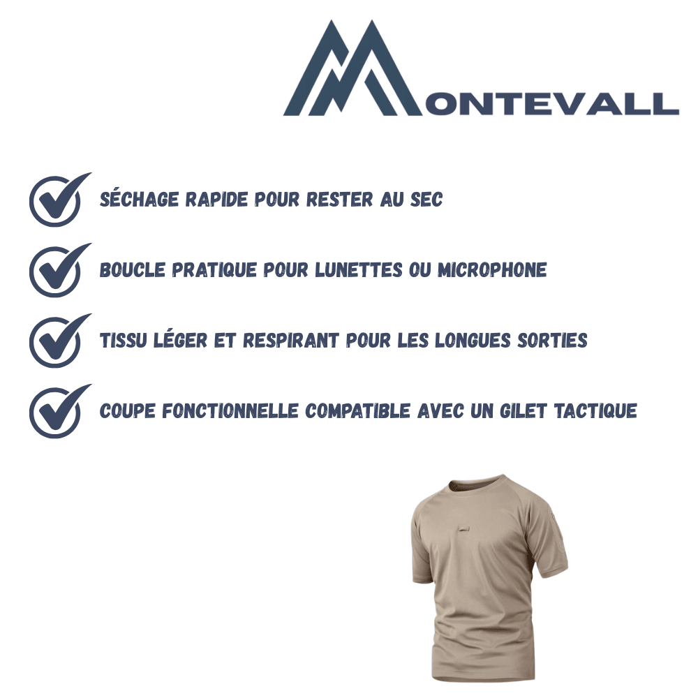 Chemise à séchage rapide légère pour homme | Montevall - Montevall