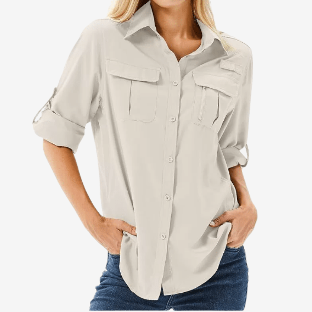 Chemise de randonnée respirante à manches longues pour femme | Montevall - Montevall