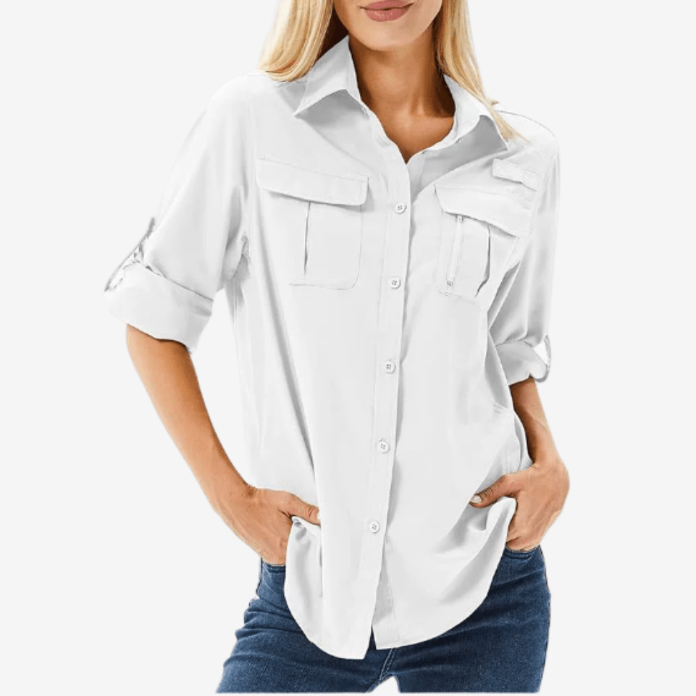 Chemise de randonnée respirante à manches longues pour femme | Montevall - Montevall