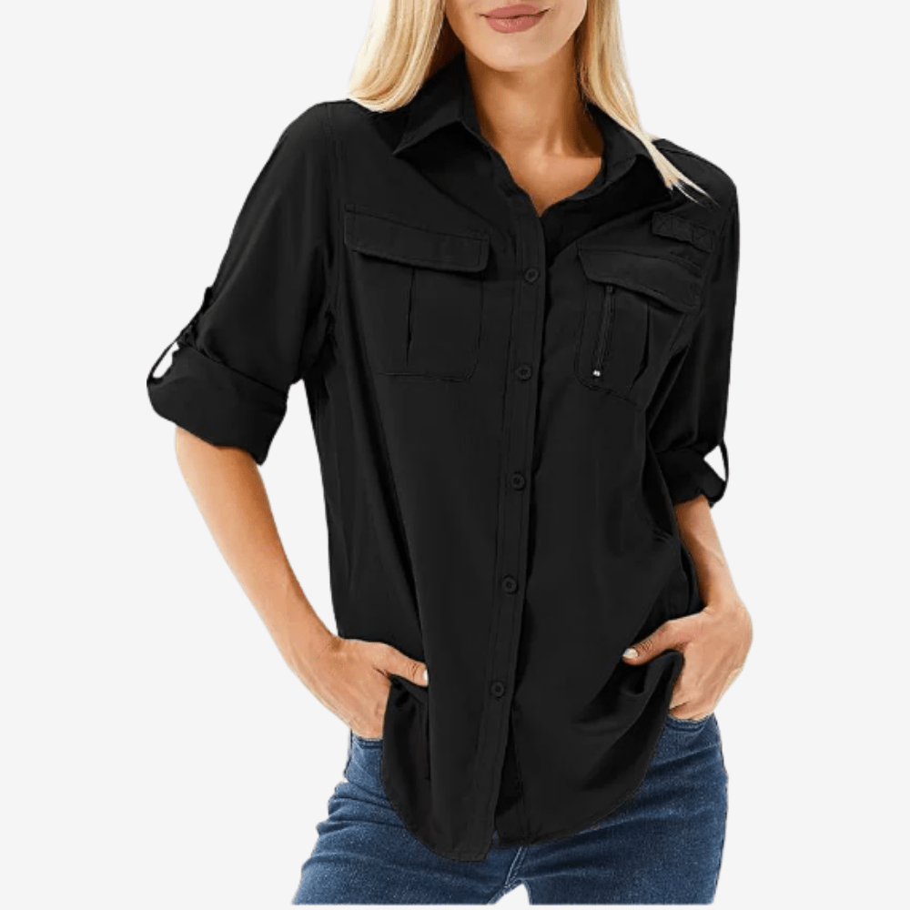 Chemise de randonnée respirante à manches longues pour femme | Montevall - Montevall
