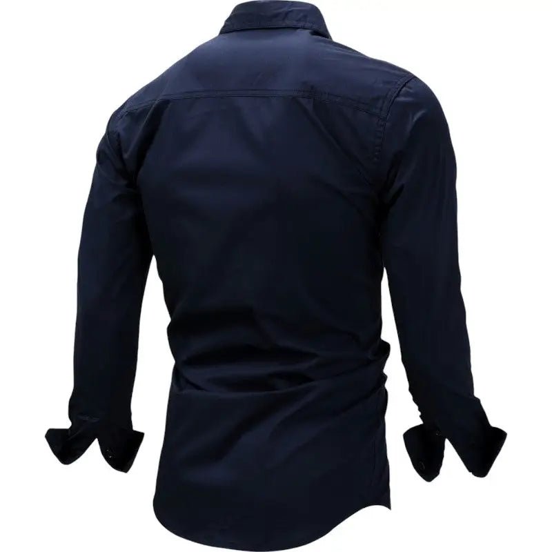 Chemise en coton respirant coupe ajustée | Montelac - Montelac