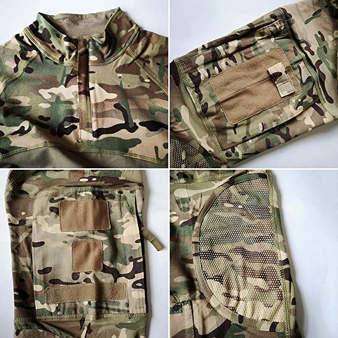 Chemise tactique respirante à manches longues et zippée | Montevall - Montevall