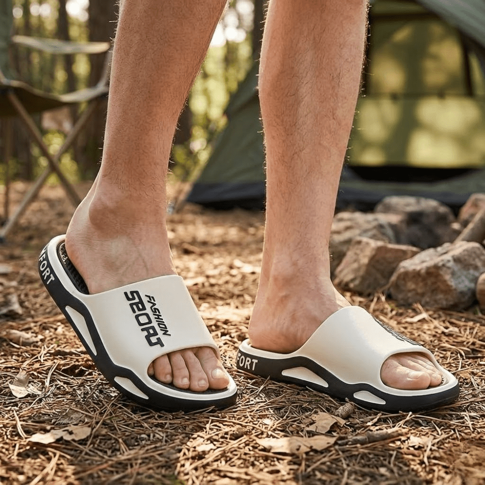 Claquettes antidérapantes légères pour homme | Montevall - Montevall