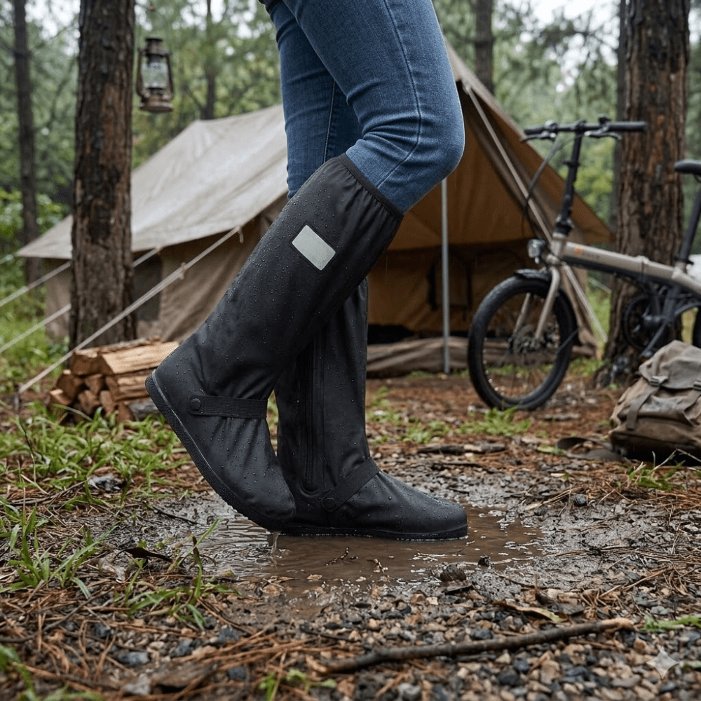 Couvre-chaussures imperméables réfléchissants montants | Montevall - Montevall
