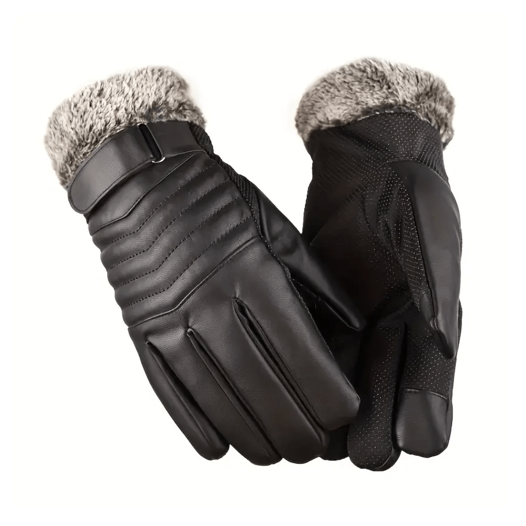 Gants polaires chauds coupe - vent avec écran tactile homme | Montelac - Montelac