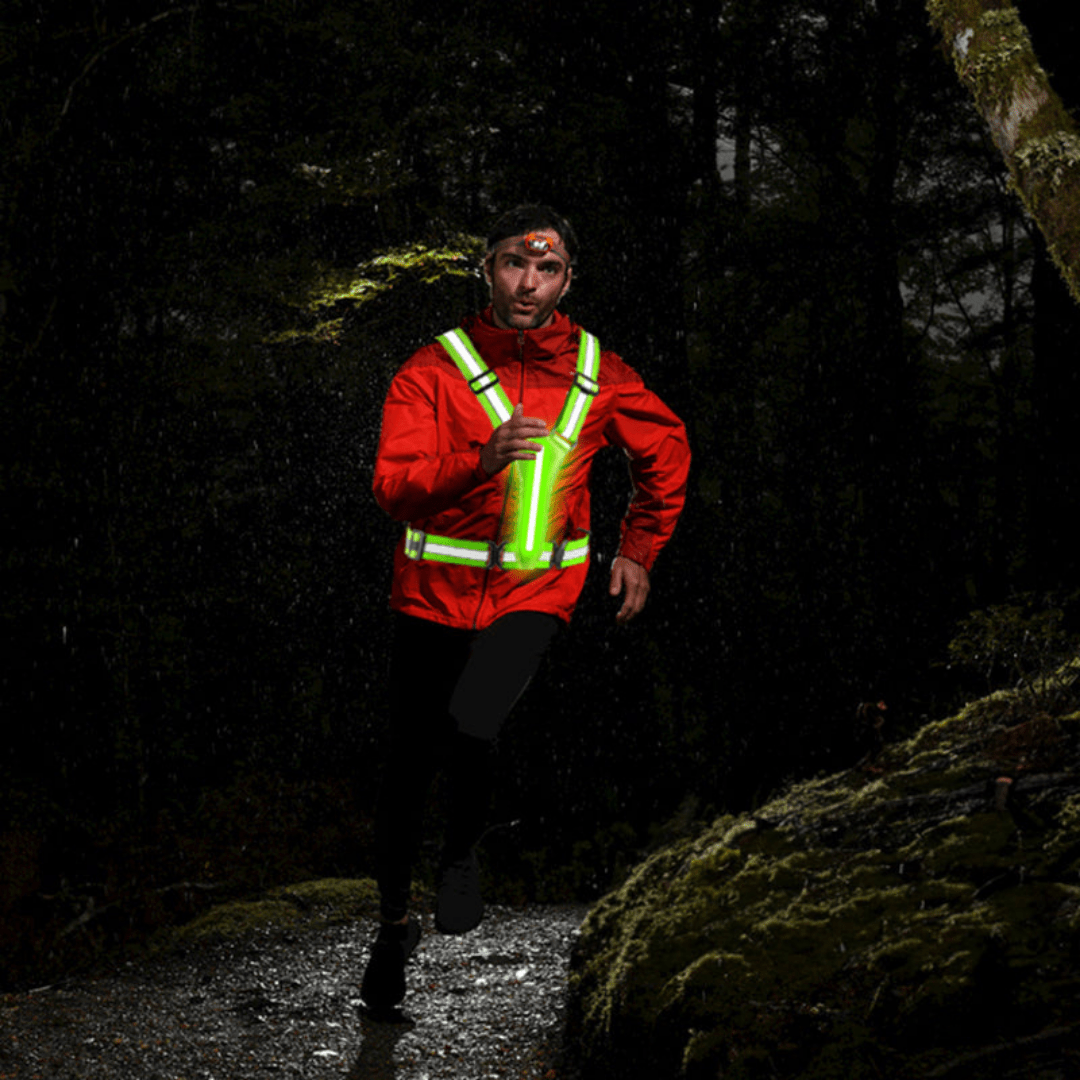 Gilet de sécurité LED réfléchissant léger et réglable | Montevall - Montevall