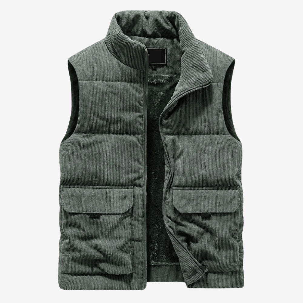 Gilet matelassé chaud en polyester pour homme | Montelac - Montelac