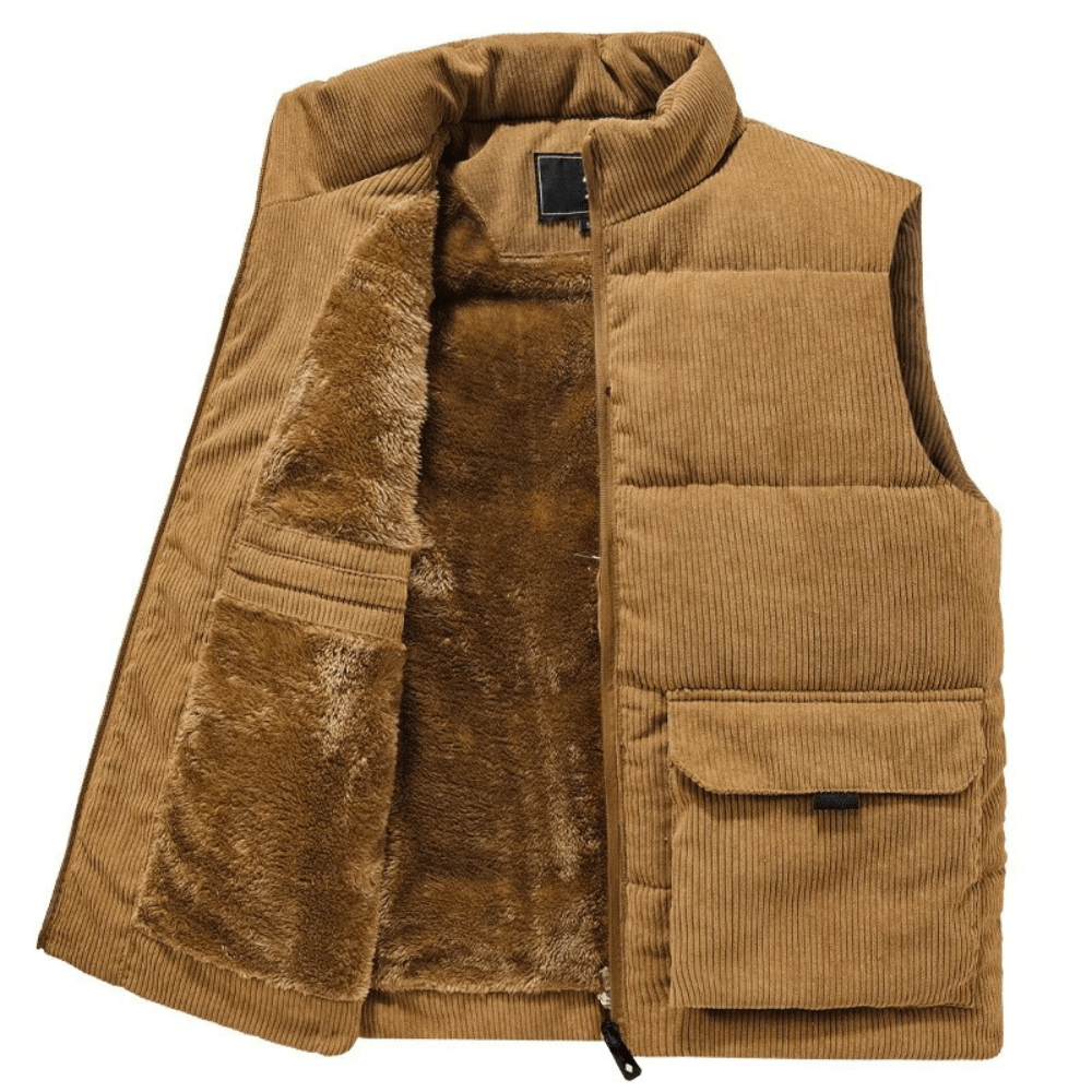 Gilet matelassé chaud en polyester pour homme | Montelac - Montelac