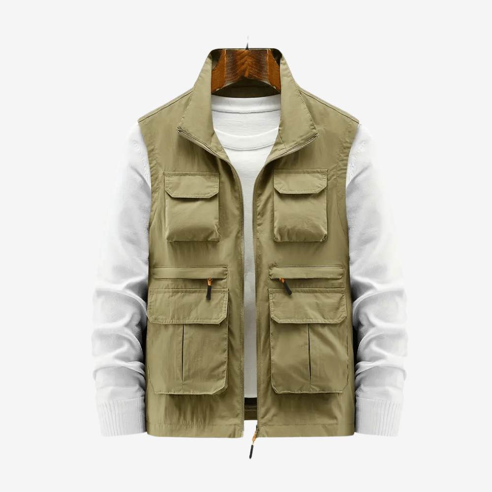 Gilet utilitaire léger à poches multiples pour homme | Montelac - Montelac