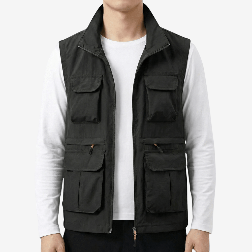 Gilet utilitaire léger à poches multiples pour homme | Montevall - Montevall