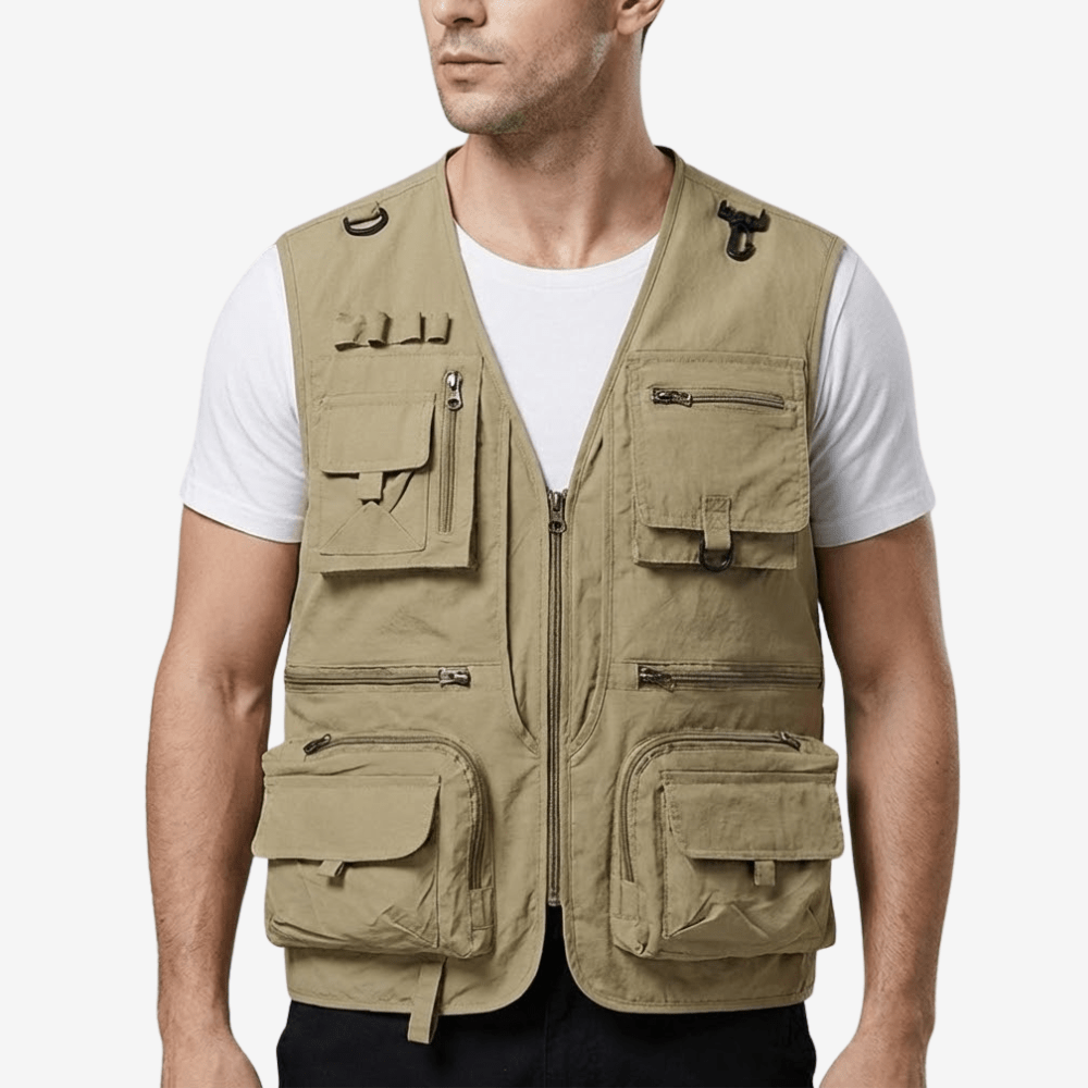 Gilet utilitaire léger et respirant à multiples poches | Montevall - Montevall