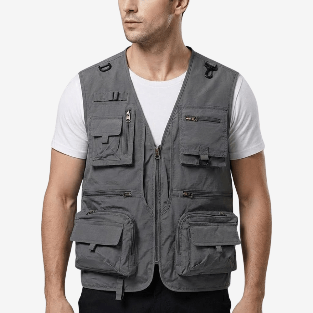 Gilet utilitaire léger et respirant à multiples poches | Montevall - Montevall