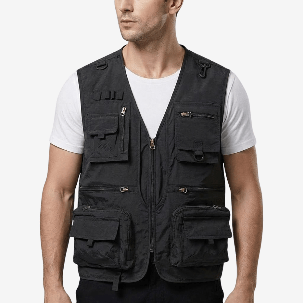 Gilet utilitaire léger et respirant à multiples poches | Montevall - Montevall