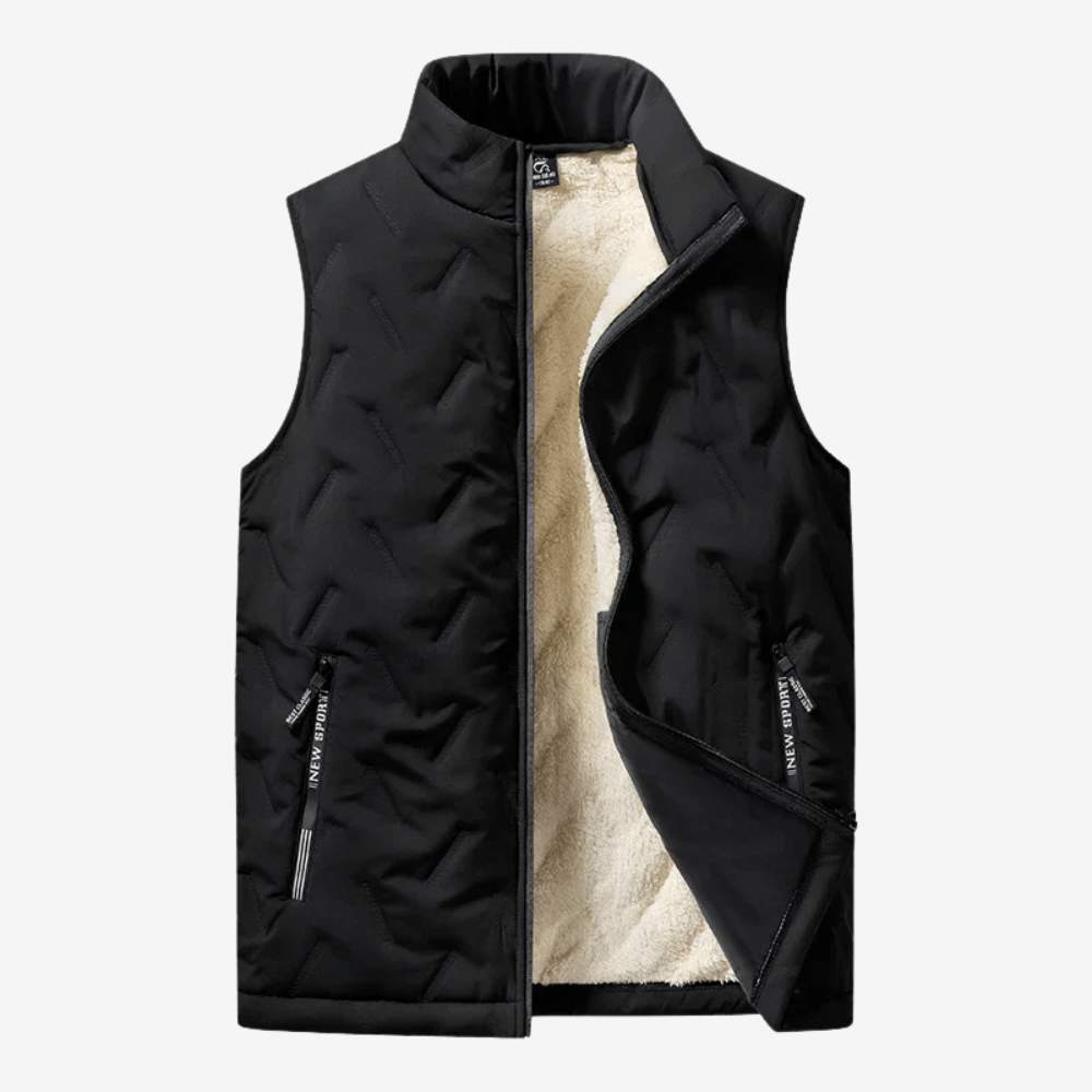 Gilet zippé sans manches léger pour homme | Montevall - Montevall