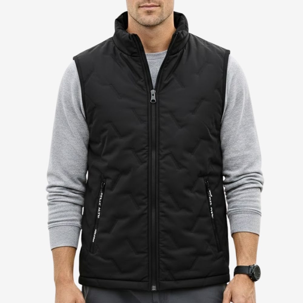 Gilet zippé sans manches léger pour homme | Montevall - Montevall