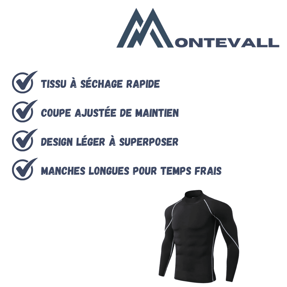 Haut de compression léger à séchage rapide | Montevall - Montevall
