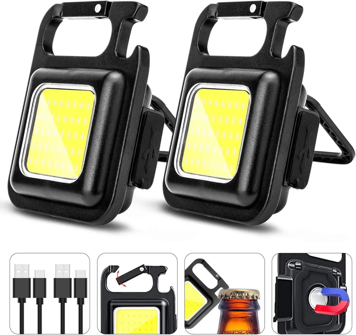 Lampe de travail compacte rechargeable par USB étanche | Montevall - Montevall