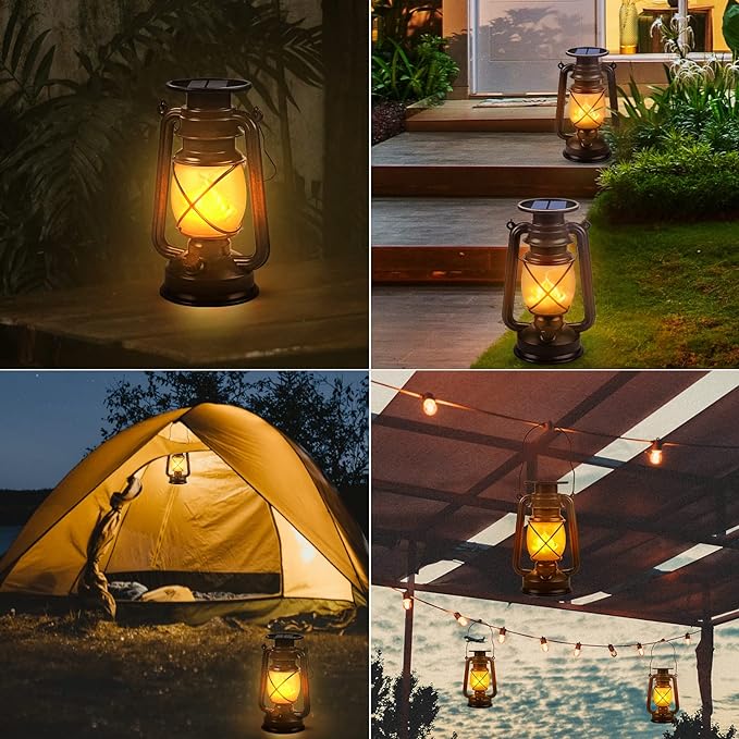 Lanterne LED rechargeable - Design rétro - Montevall