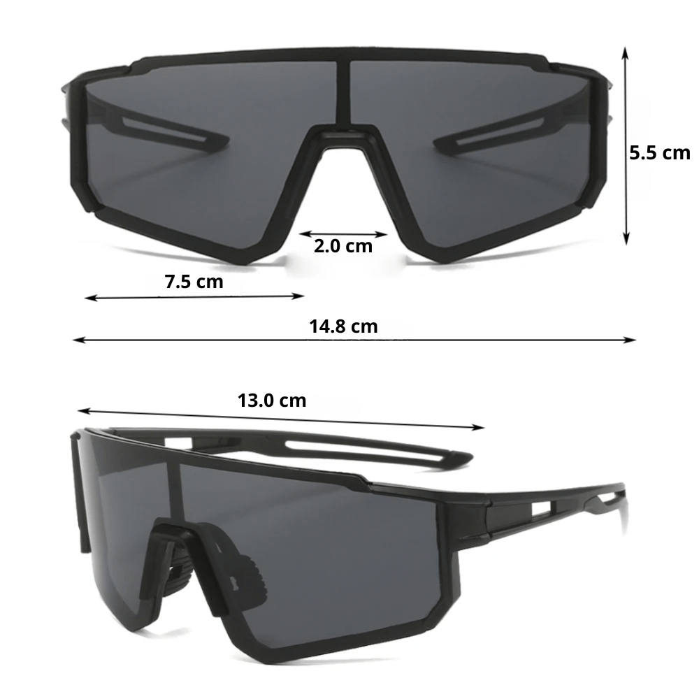 Lunettes de vélo légères et antireflet pour activités en plein air - Montelac