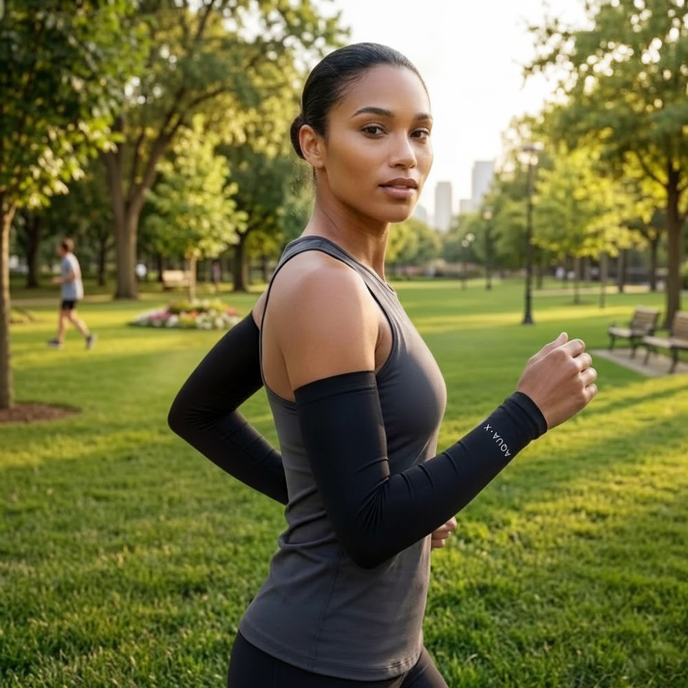 Manchettes respirantes avec protection solaire pour femmes | Montevall - Montevall