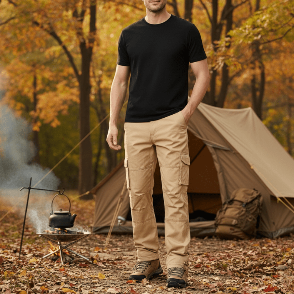 Pantalon de randonnée respirant avec poches cargo | Montevall - Montevall