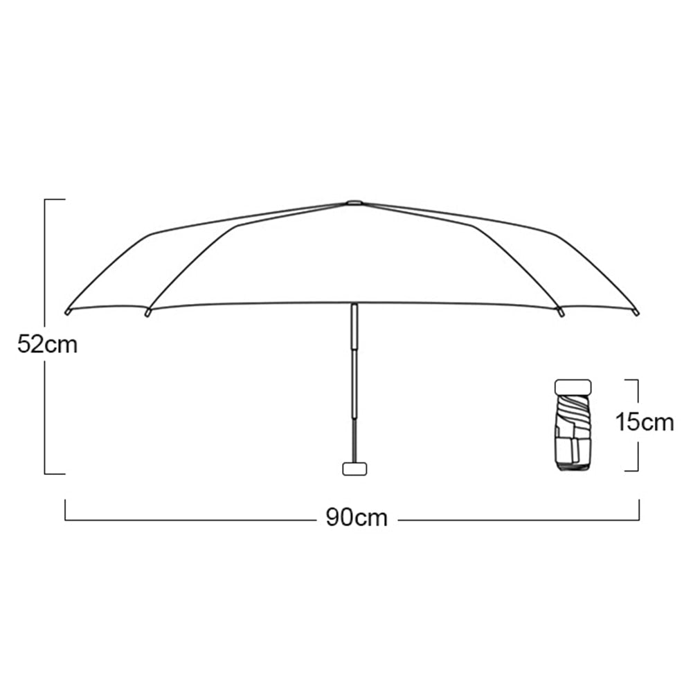Parapluie compact et léger pour utilisation extérieure | Montelac - Montelac
