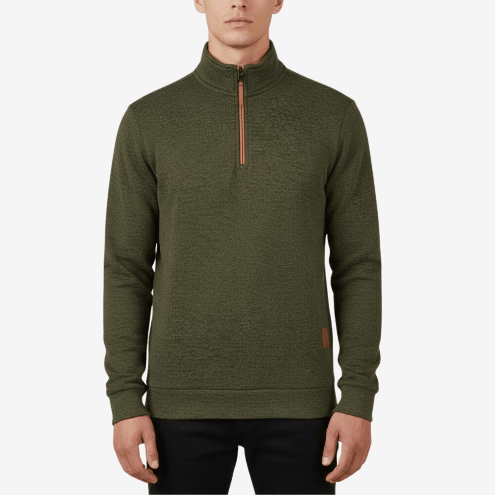 Pull de randonnée isolant à col zippé | Montevall - Montelac