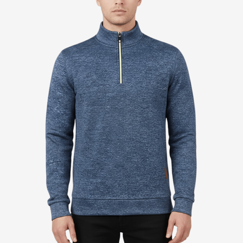 Pull de randonnée isolant à col zippé | Montevall - Montelac