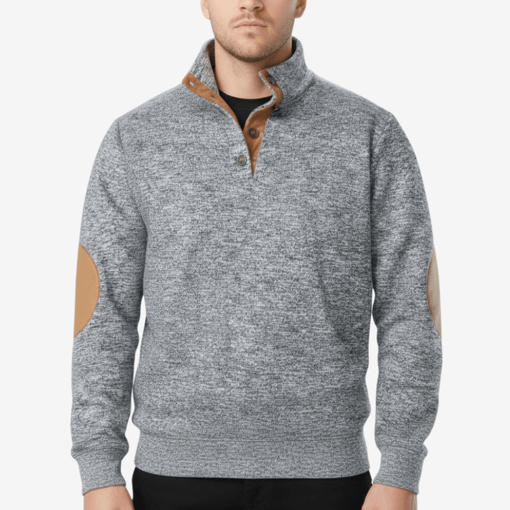 Pull d’extérieur tricoté avec col montant | Montevall - Montevall