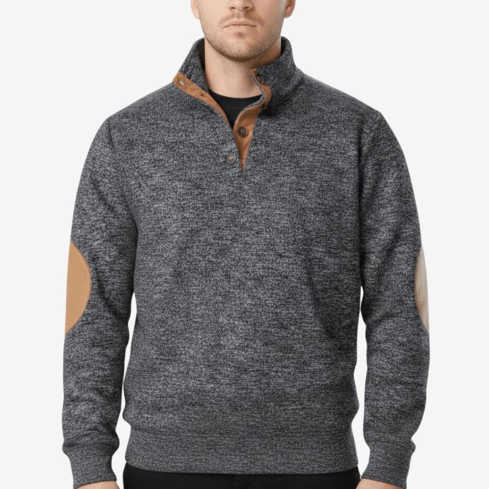 Pull d’extérieur tricoté avec col montant | Montevall - Montevall