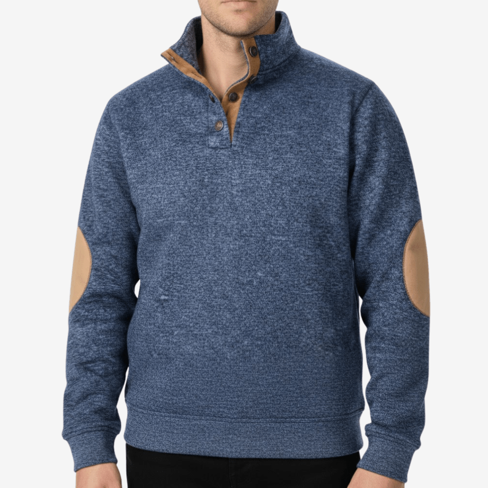 Pull d’extérieur tricoté avec col montant | Montevall - Montevall