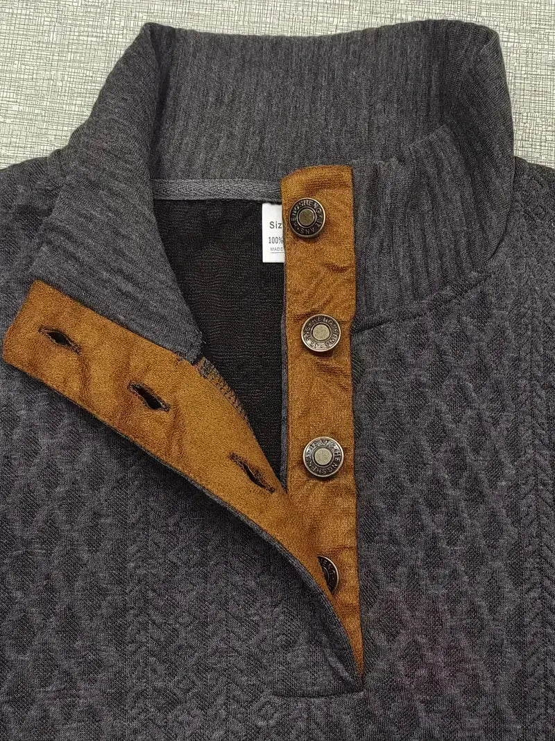 Pull d’extérieur tricoté avec renforts aux épaules et aux coudes | Montelac - Montelac