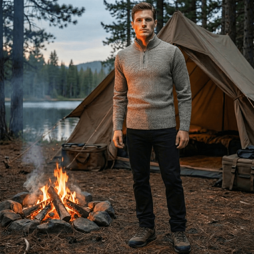 Pull polaire thermique chaud et respirant pour homme | Montevall - Montevall