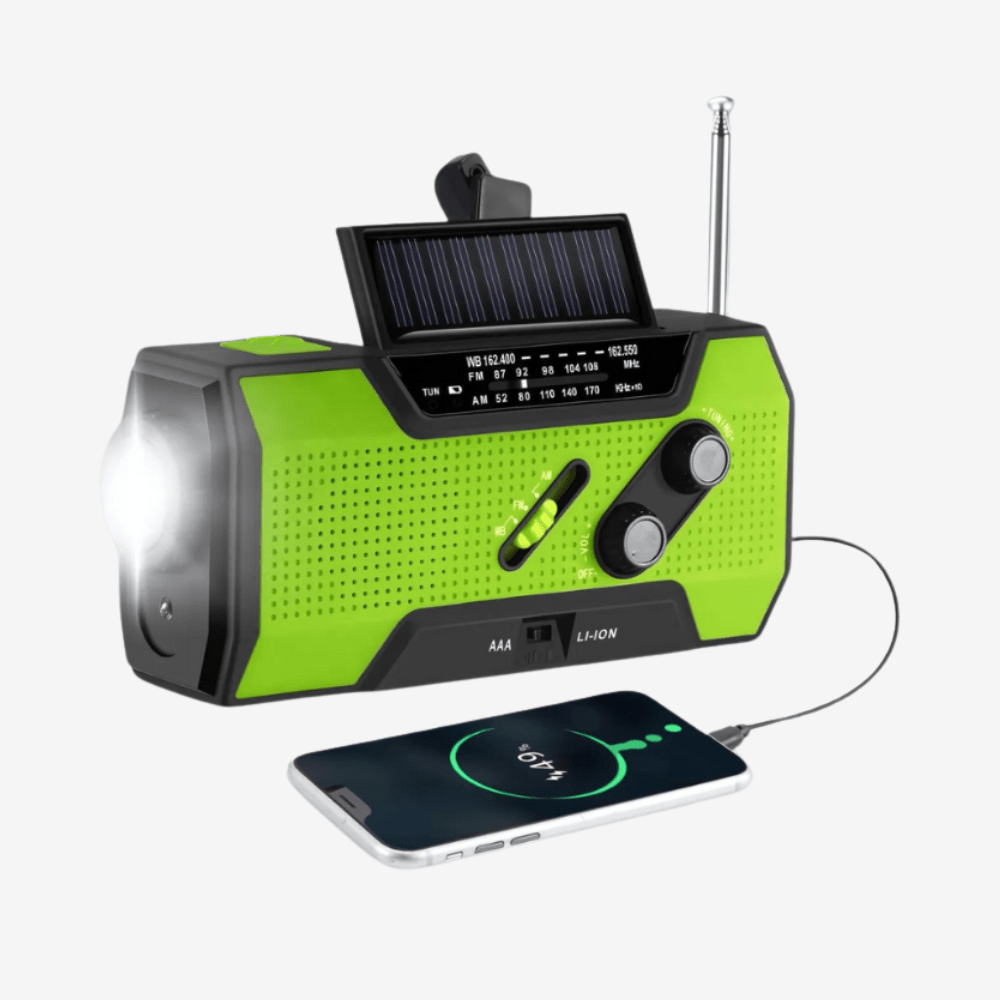 Radio de survie multifonctionnelle et rechargeable | Montelac - Montelac
