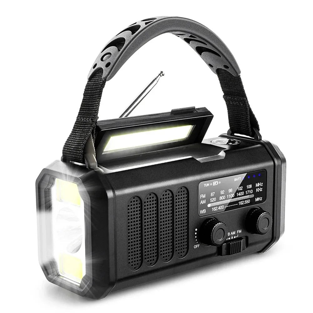 Radio d’urgence solaire et rechargeable USB | Montevall - Montevall
