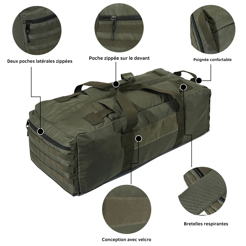 Sac à dos de randonnée 80L robuste et imperméable | Montevall - Montevall
