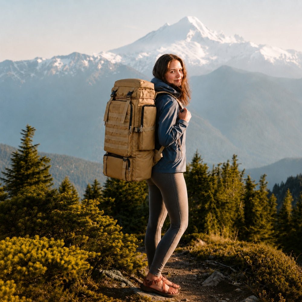 Sac à dos de randonnée robuste en toile | Montevall - Montevall