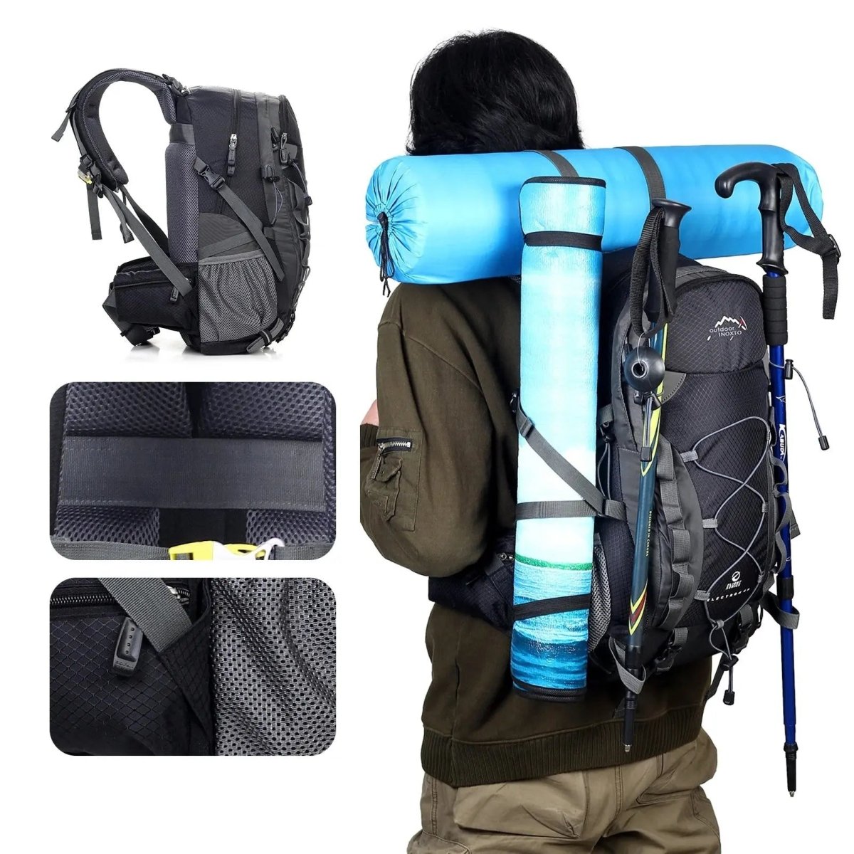 Sac à dos de trekking léger 40 L | Montevall - Montevall