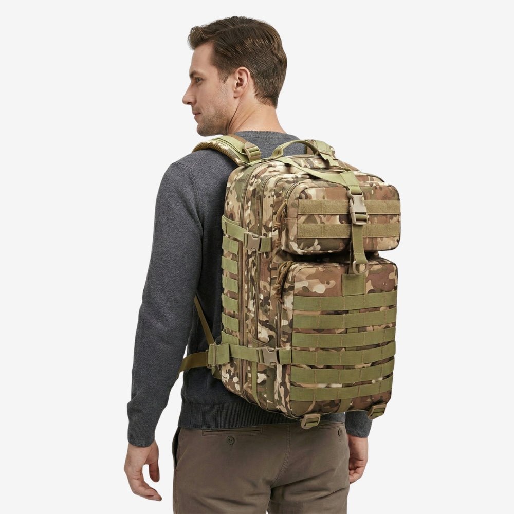 Sac à dos étanche 50L robuste avec compartiments multiples - Montevall