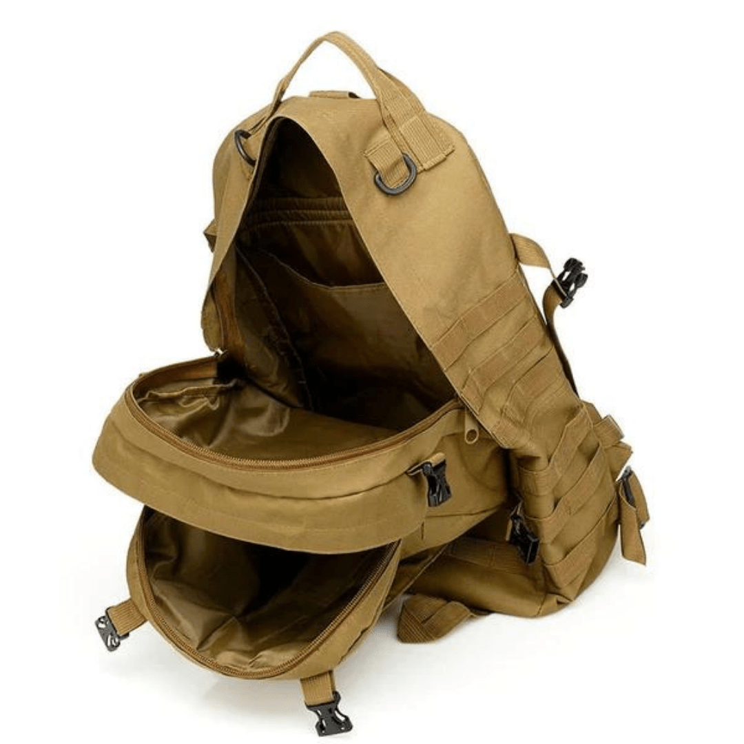 Sac à dos tactique 50L résistant à l’eau avec système MOLLE - Montevall