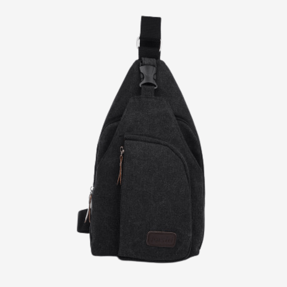 Sac bandoulière robuste en toile réglable | Montelac - Montelac
