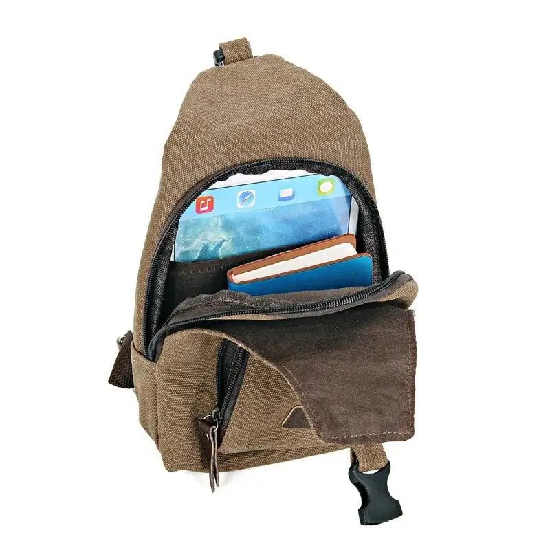 Sac bandoulière robuste en toile réglable | Montevall - Montevall