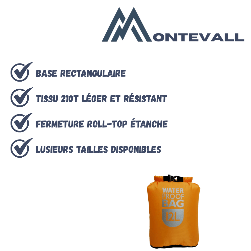 Sac étanche léger à fermeture roulée | Montevall - Montevall
