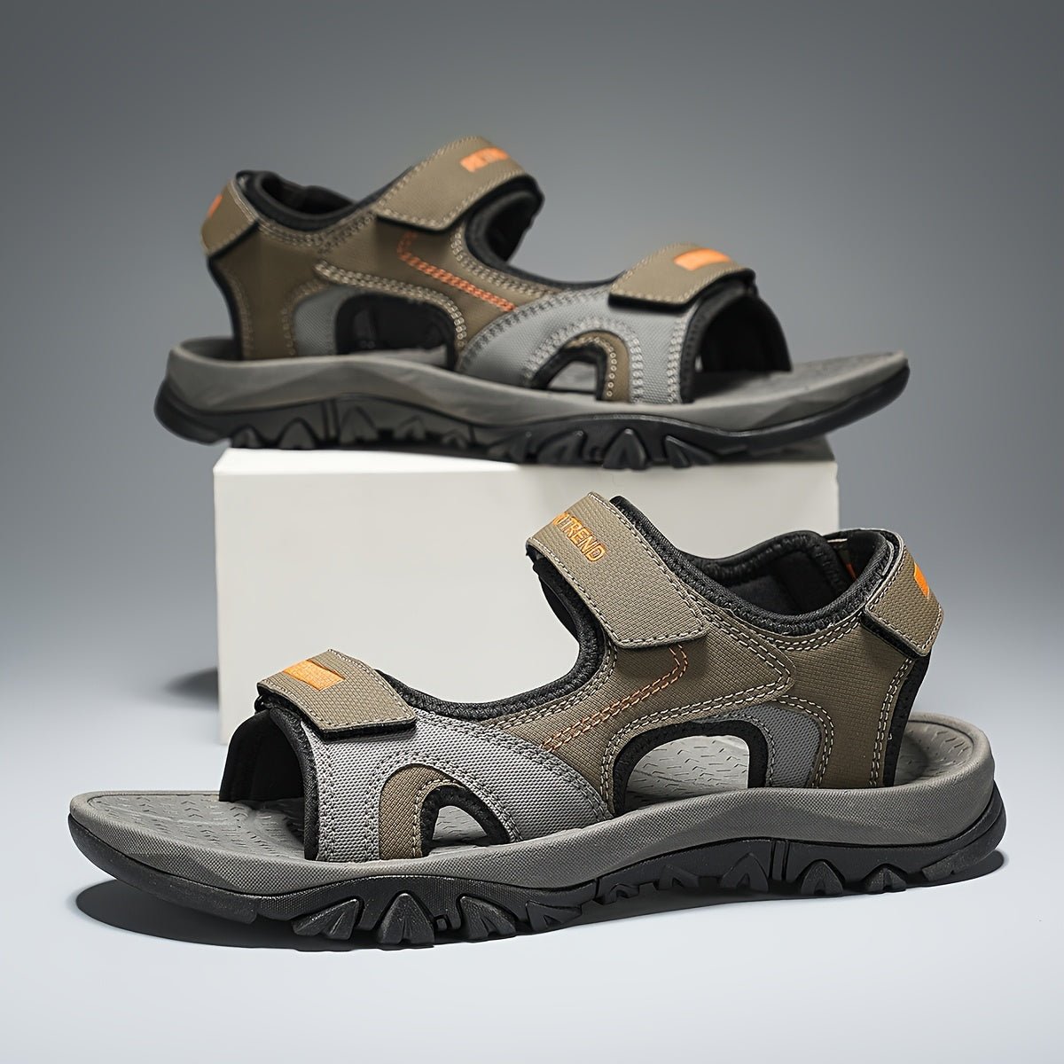 Sandales antidérapantes respirantes à scratch pour homme | Montelac - Montelac