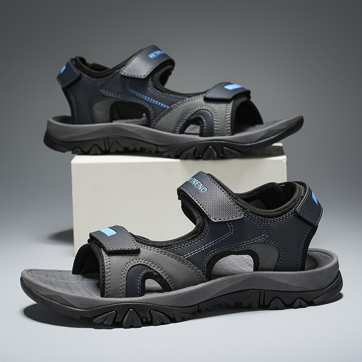 Sandales antidérapantes respirantes à scratch pour homme | Montelac - Montelac