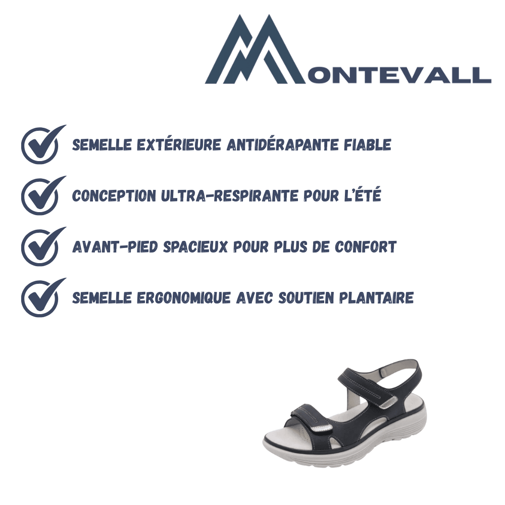 Sandales de marche légères et respirantes pour femme - Montevall
