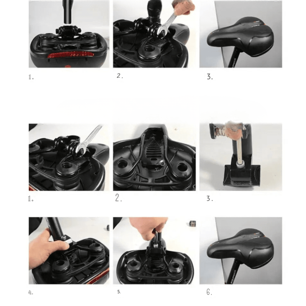 Selle de vélo ergonomique robuste et confortable | Montevall - Montelac