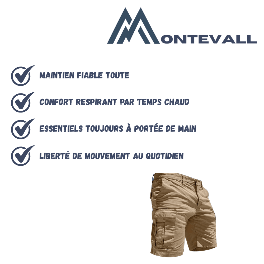 Short cargo robuste ample | Montevall - Montevall